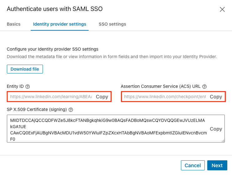 Copy individual metadata fields