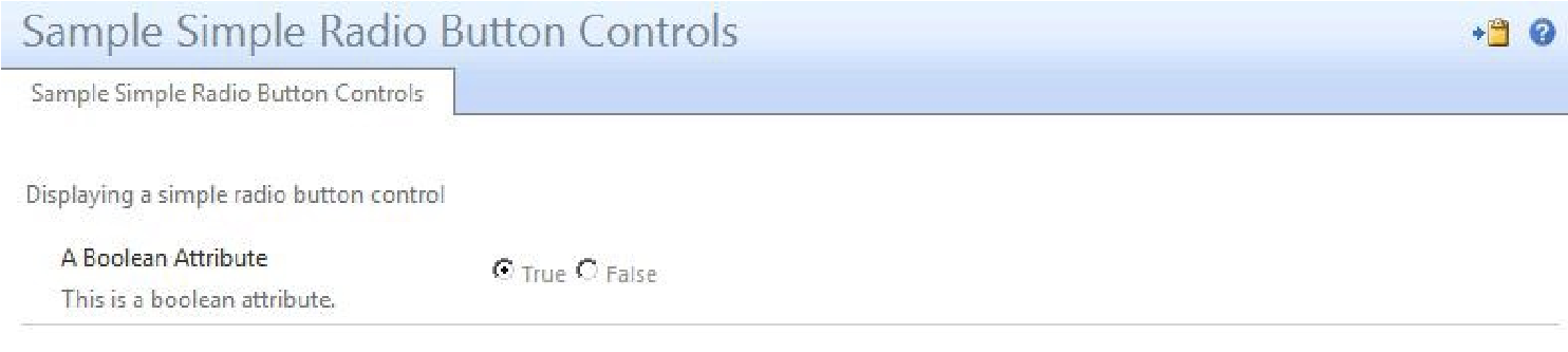 UocSimpleRadioButton control