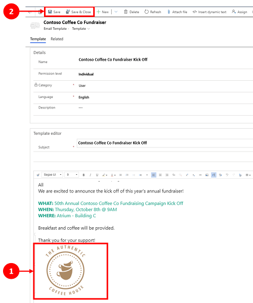 How to view and insert images in email.