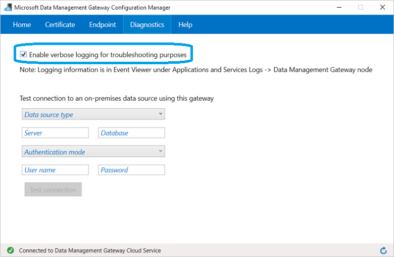 Enable verbose logging