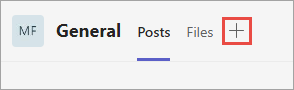 Screenshot of the Microsoft Teams teams navigation.