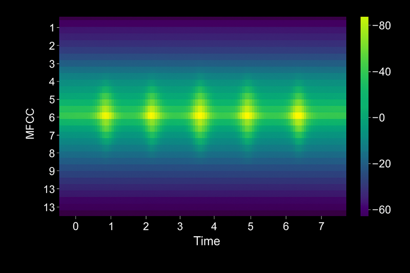 Diagram of an MFCC feature map.