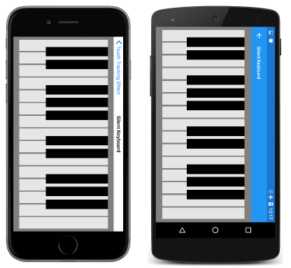 Screenshot triplo della pagina Silent Keyboard