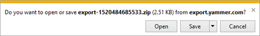 File ZIP che mostra i file amministratore, utente e di rete.