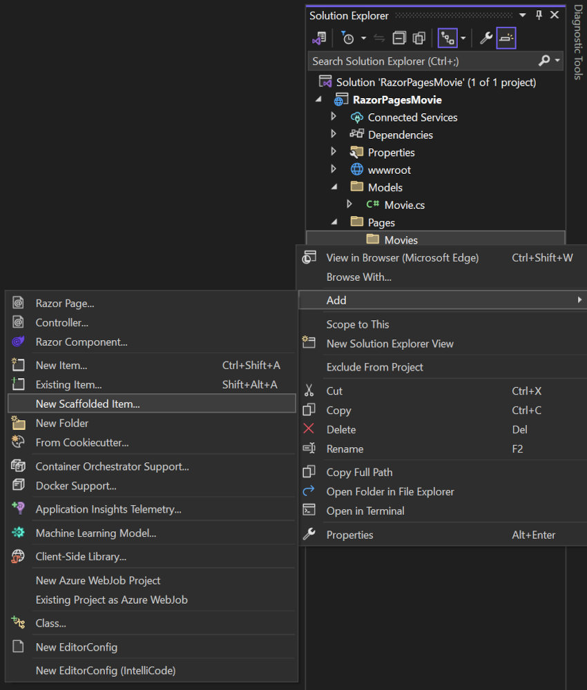 Nuovo elemento con scaffolding