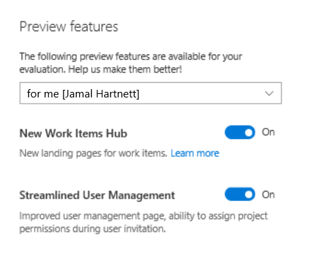Screenshot del riquadro di anteprima del consenso esplicito.