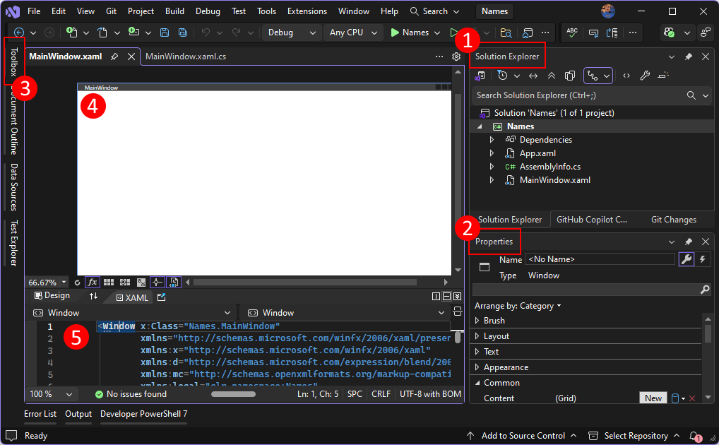  I componenti importanti di Visual Studio 2026 devono essere noti quando si crea un progetto di macchine virtuali Windows per .NET.