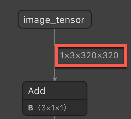 Dimensioni dell'immagine Netron