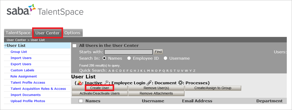 Screenshot che mostra la scheda 