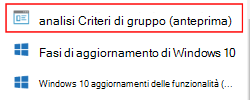 Screenshot che mostra il tag di anteprima pubblica di esempio nell'interfaccia di amministrazione di Microsoft Intune e in Microsoft Intune.