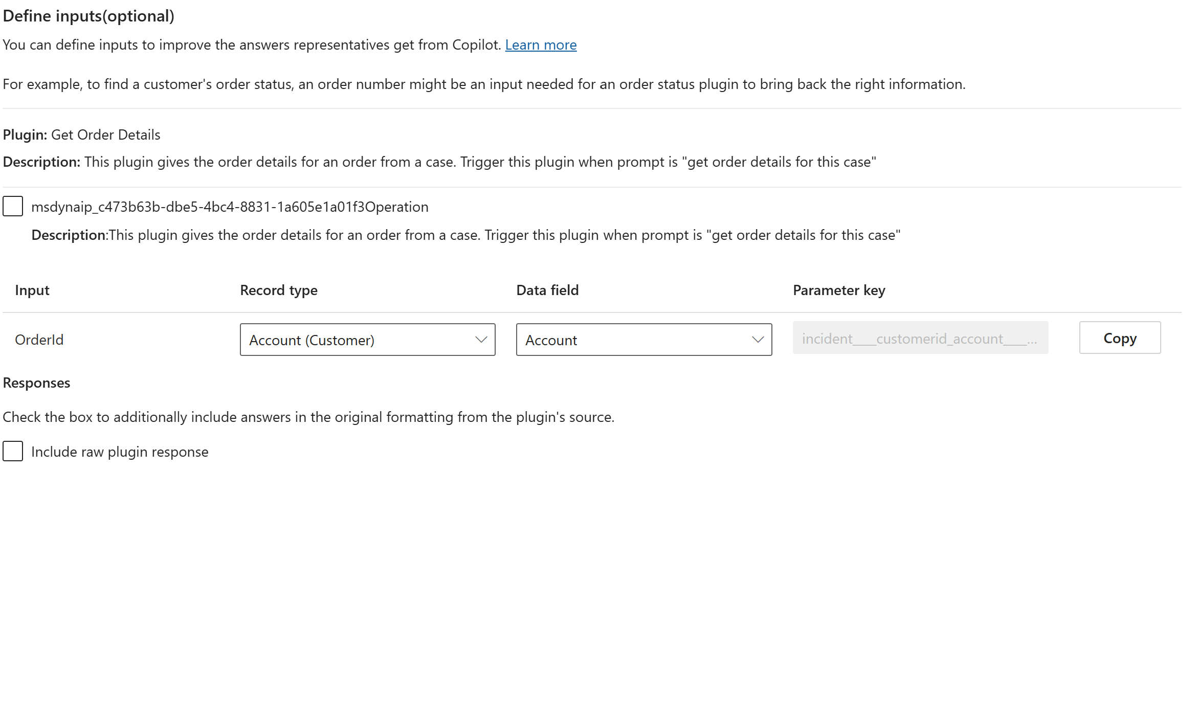 Screenshot che mostra il plug-in.