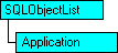 Modello di oggetti SQL-DMO in cui è visualizzato l'oggetto corrente