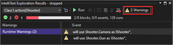 Screenshot degli avvisi.