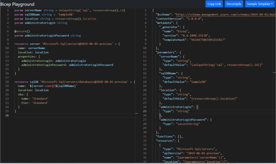 Screenshot dei modelli affiancati