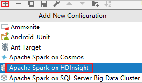 IntelliJ Aggiungere una nuova configurazione.