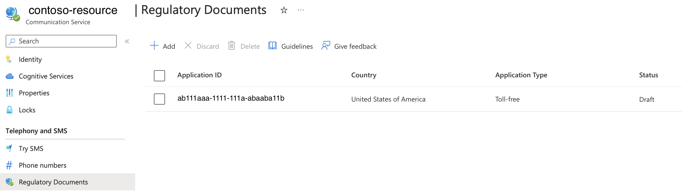 Screenshot che mostra un ID brief della campagna di verifica con numero verde.