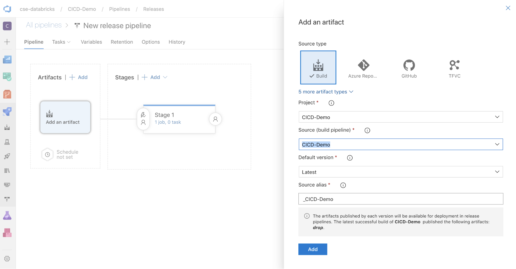 Pipeline di versione 2 di Azure DevOps