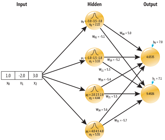 Radial Basis Function Network Architecture