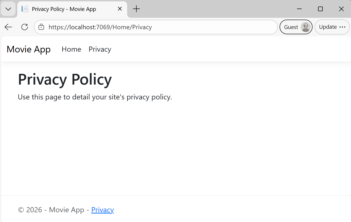 Privacy Scheda.