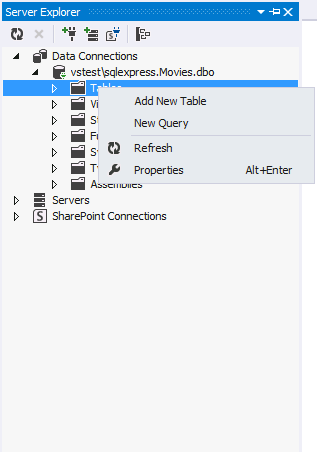 Aggiungi nuova tabella