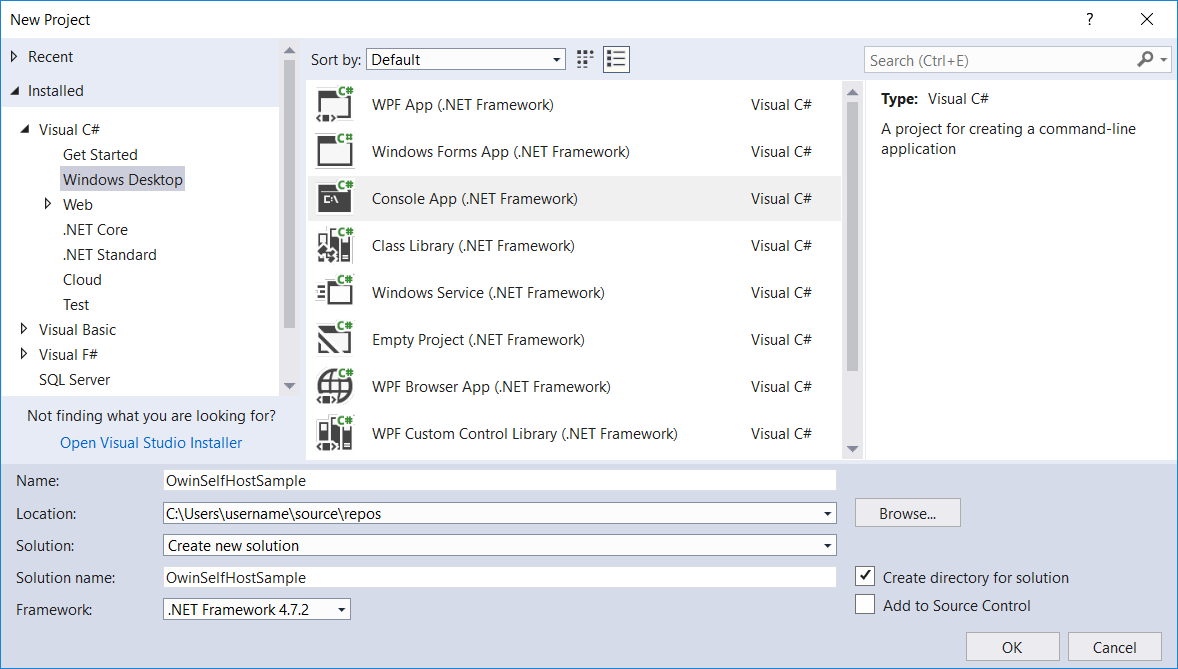 Usare OWIN per Self-Host API Web ASP.NET - ASP.NET 4.x | Microsoft Learn