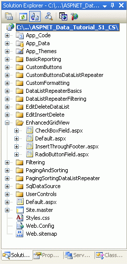 Aggiungere le pagine di ASP.NET per le esercitazioni SqlDataSource-Related