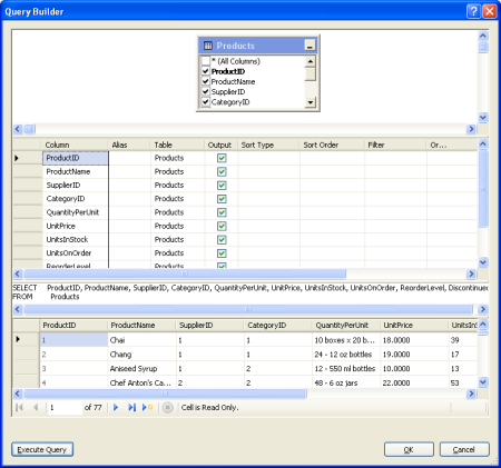 Creare graficamente la query tramite il Editor di query