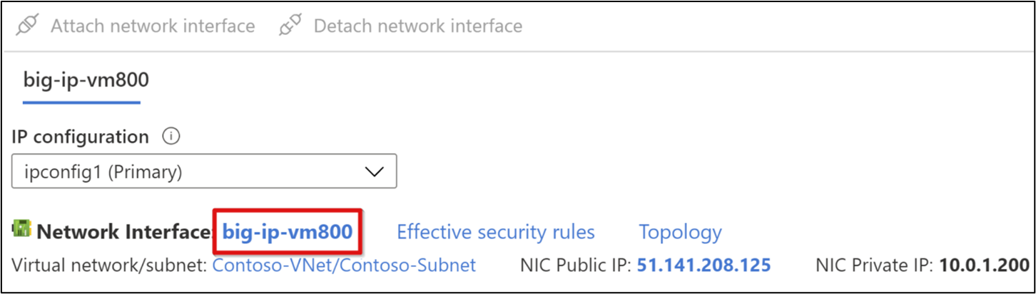 Screenshot delle configurazioni di rete.