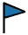 icona a forma di triangolo con flag