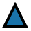 icona a forma di triangolo