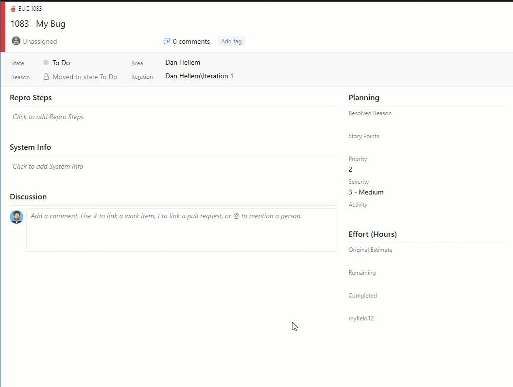 Personalizzare i valori dell'elenco di selezione di sistema.