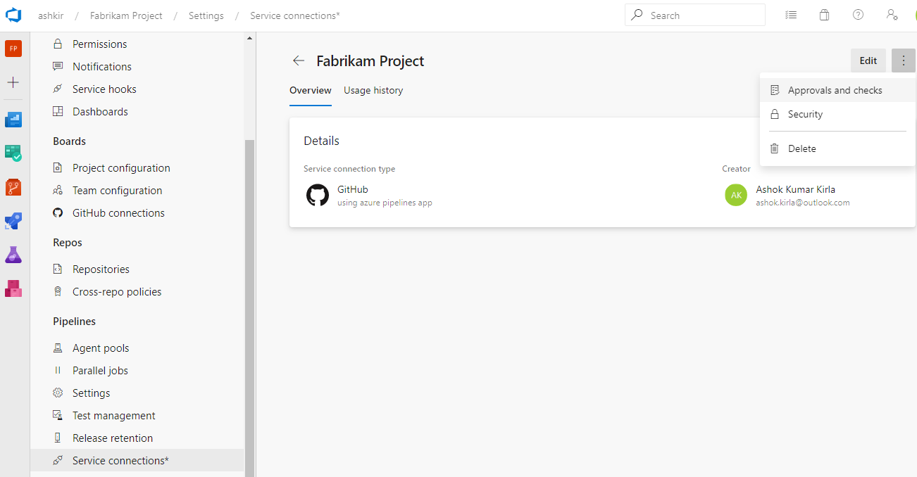 Autorizzazioni e approvazioni della pipeline e controlli.