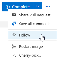 Seguire una richiesta pull