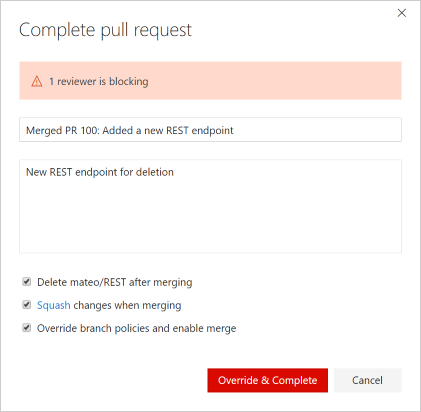 Finestra di dialogo completa