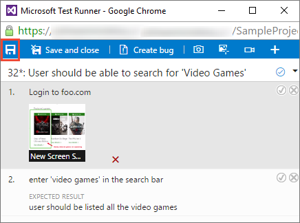 Screenshot che mostra il salvataggio dello screenshot.