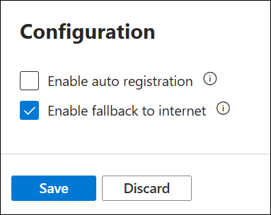 Screenshot di come abilitare il fallback.