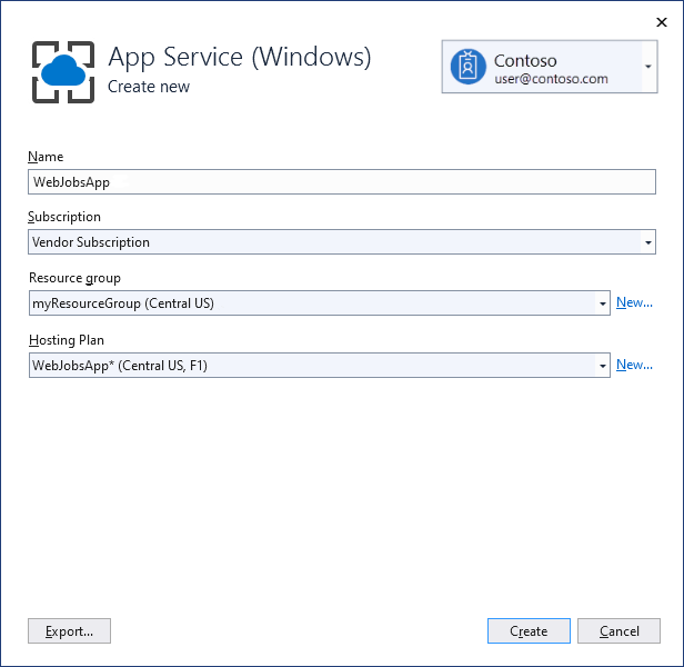 Sviluppare e distribuire processi Web con Visual Studio - Azure App Service  | Microsoft Learn