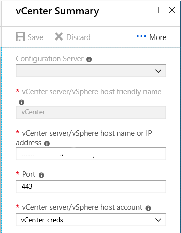 Gestire i server VMware vCenter in Azure Site Recovery - Azure Site  Recovery | Microsoft Learn
