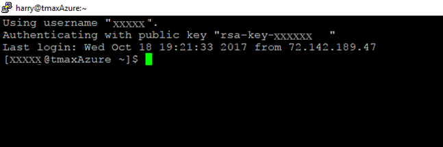 Accesso utente root nella finestra di comando