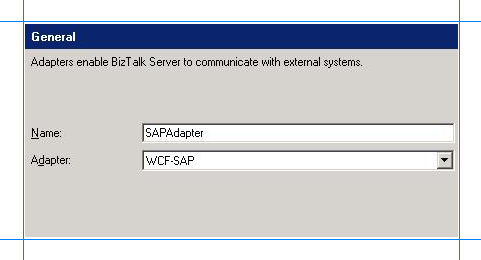Aggiungere adapter SAP a BizTalk