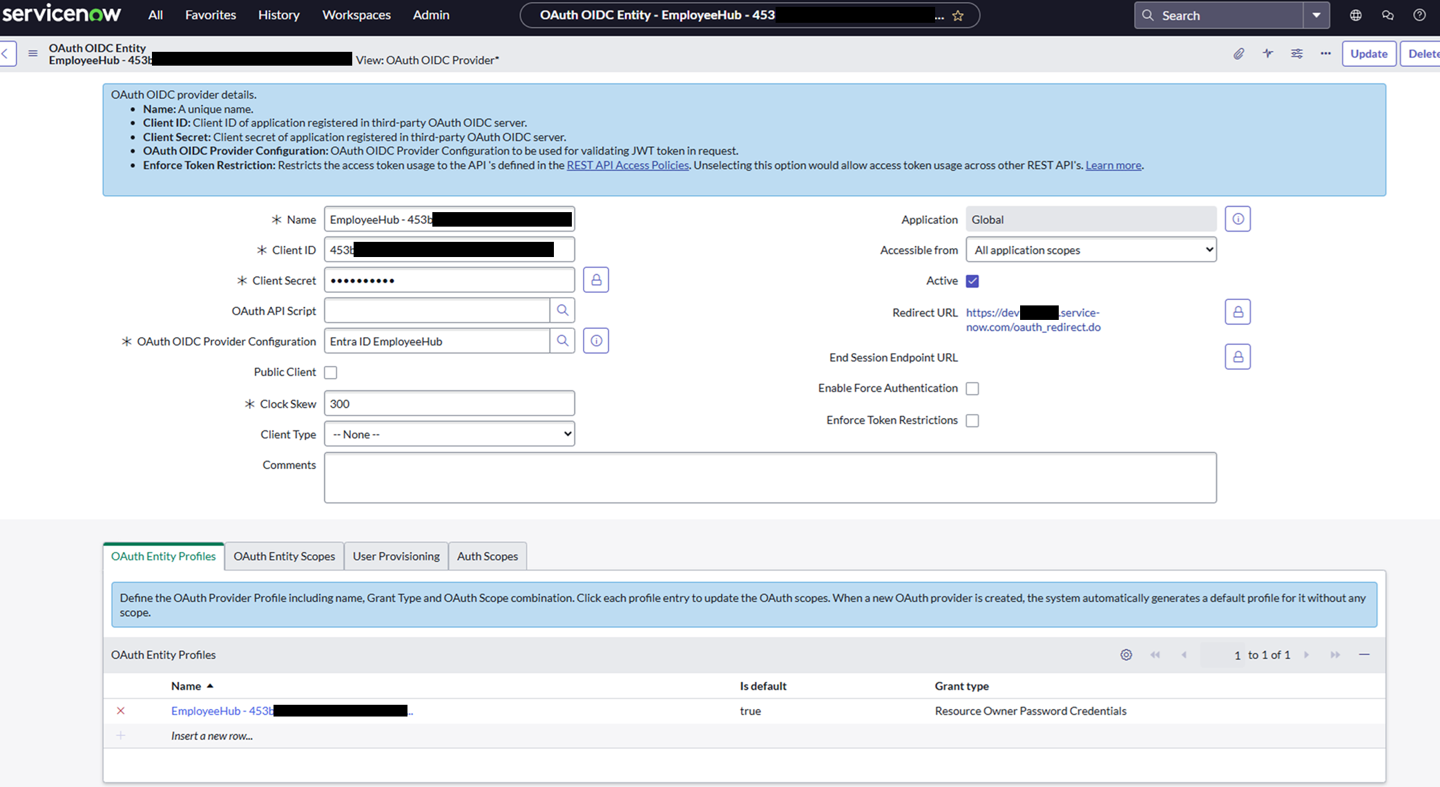 Configurare il provider OIDC