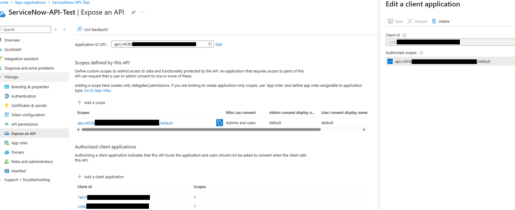 Concedere le autorizzazioni dell'applicazione