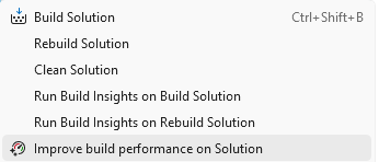 Una screenshot di Solution Explorer.
