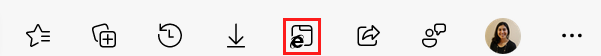 Icona Ricarica in modalità Internet Explorer