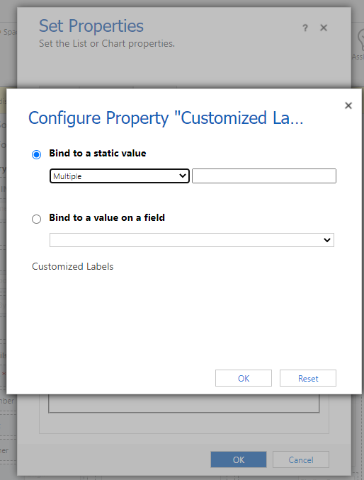 Finestra di dialogo Configura proprietà timer per contratto di servizio.