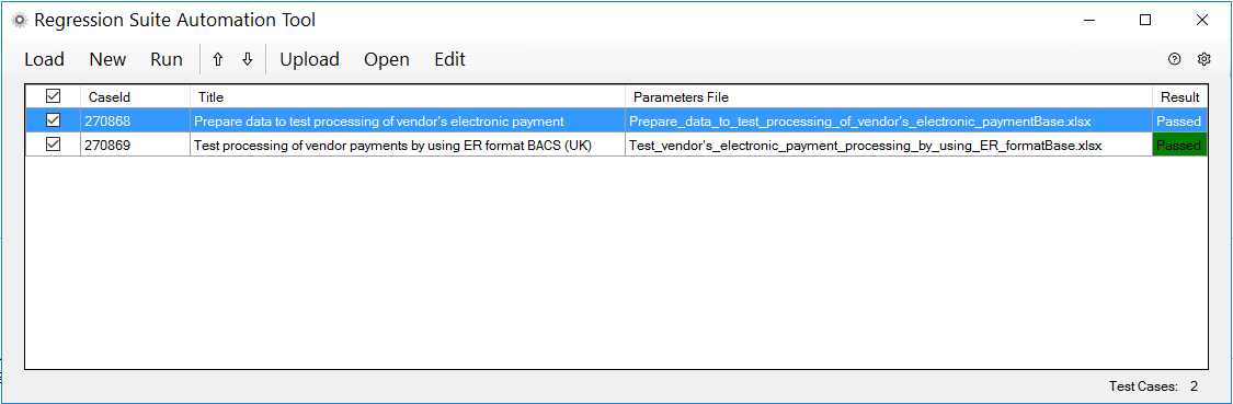 Test superati in RSAT.