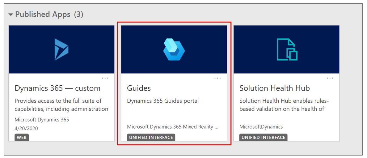 Aggiornare La Soluzione Dynamics 365 Guides Dynamics 365 Mixed Reality Microsoft Learn 4961