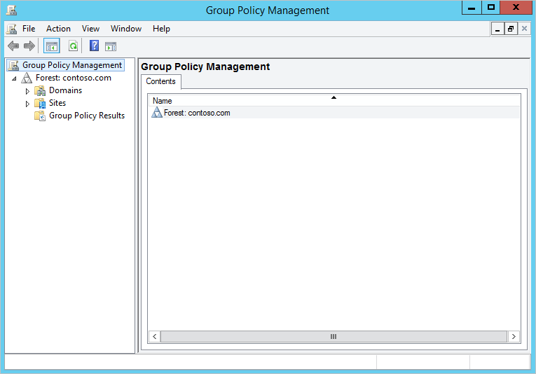 La Console Gestione Criteri di gruppo si apre pronta per modificare gli oggetti Criteri di gruppo