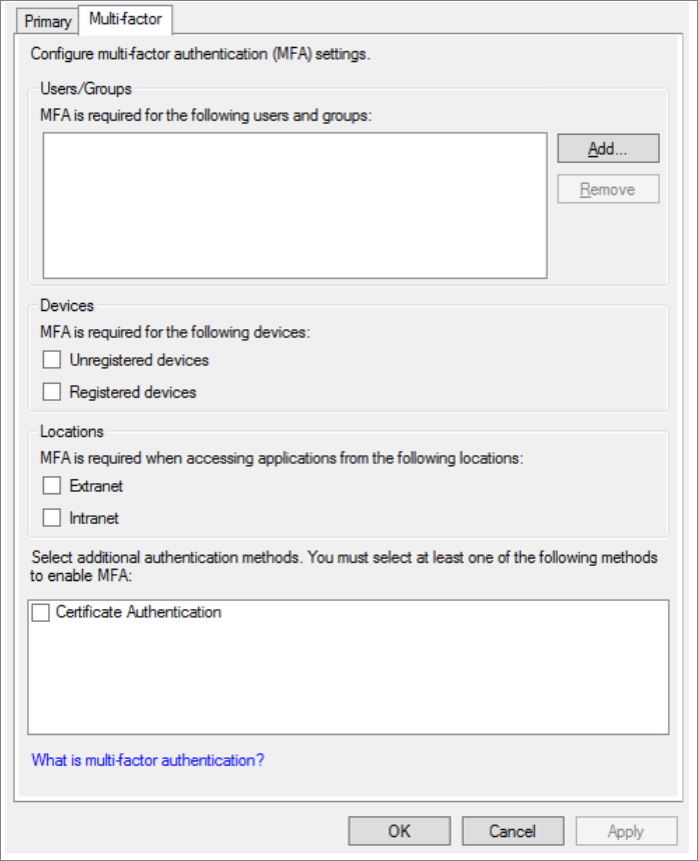 Screenshot che mostra Condizioni per Microsoft Entra ID nell'interfaccia di amministrazione di Microsoft Entra.