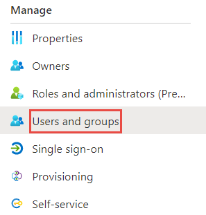 Select Users and groups